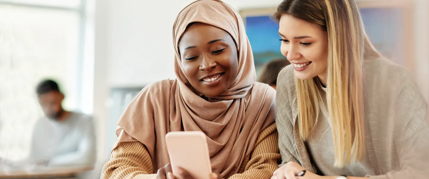 Two Women Connect in an ESL Class