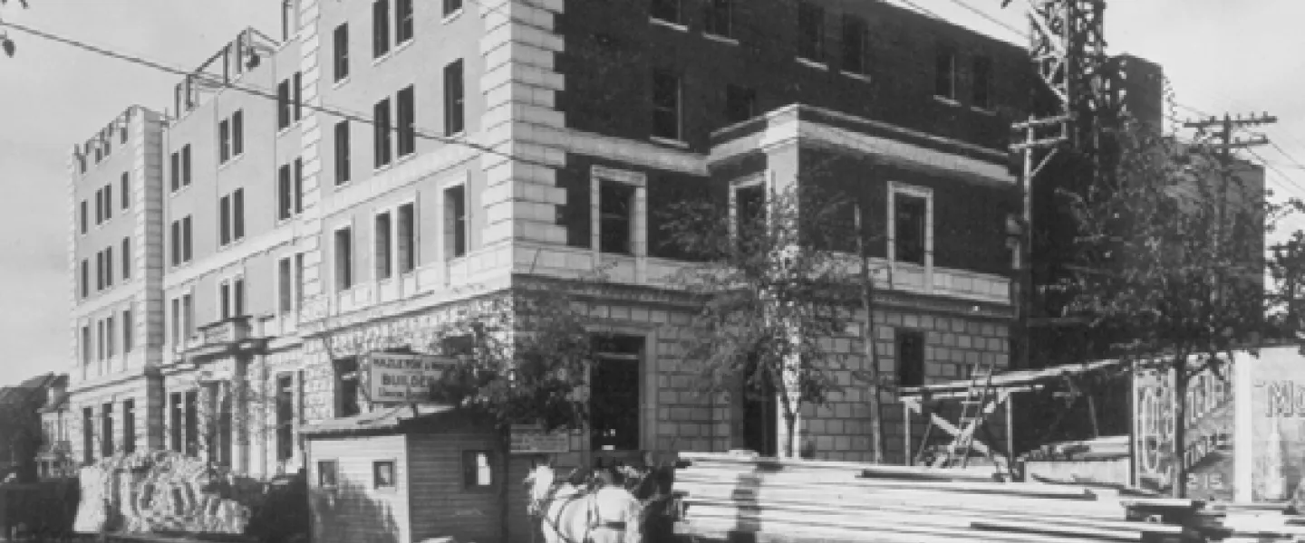 May 31, 1912 Construction of the Downtown Y