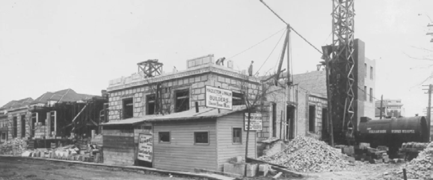 October 16, 1911 Construction of the Downtown Y