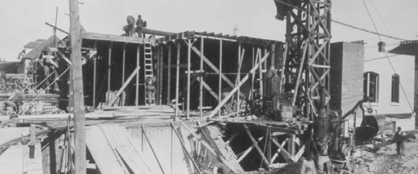 September 18, 1911 Construction of the Downtown Y