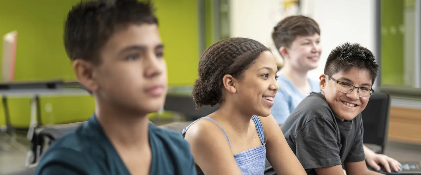 Group of Youth Sitting Together