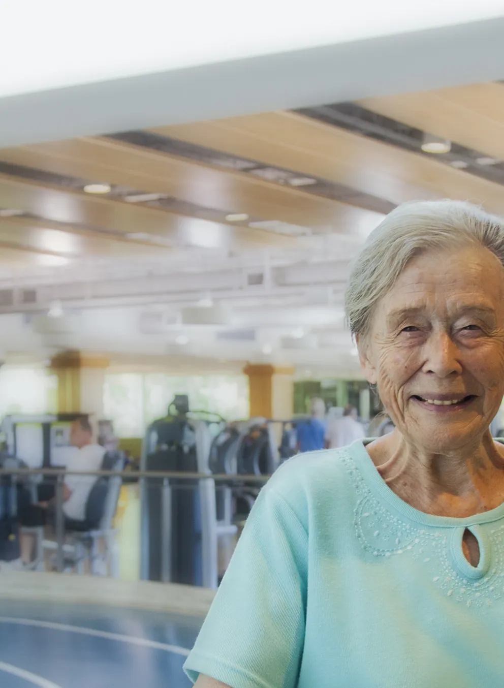 Senior Woman at a Y Branch