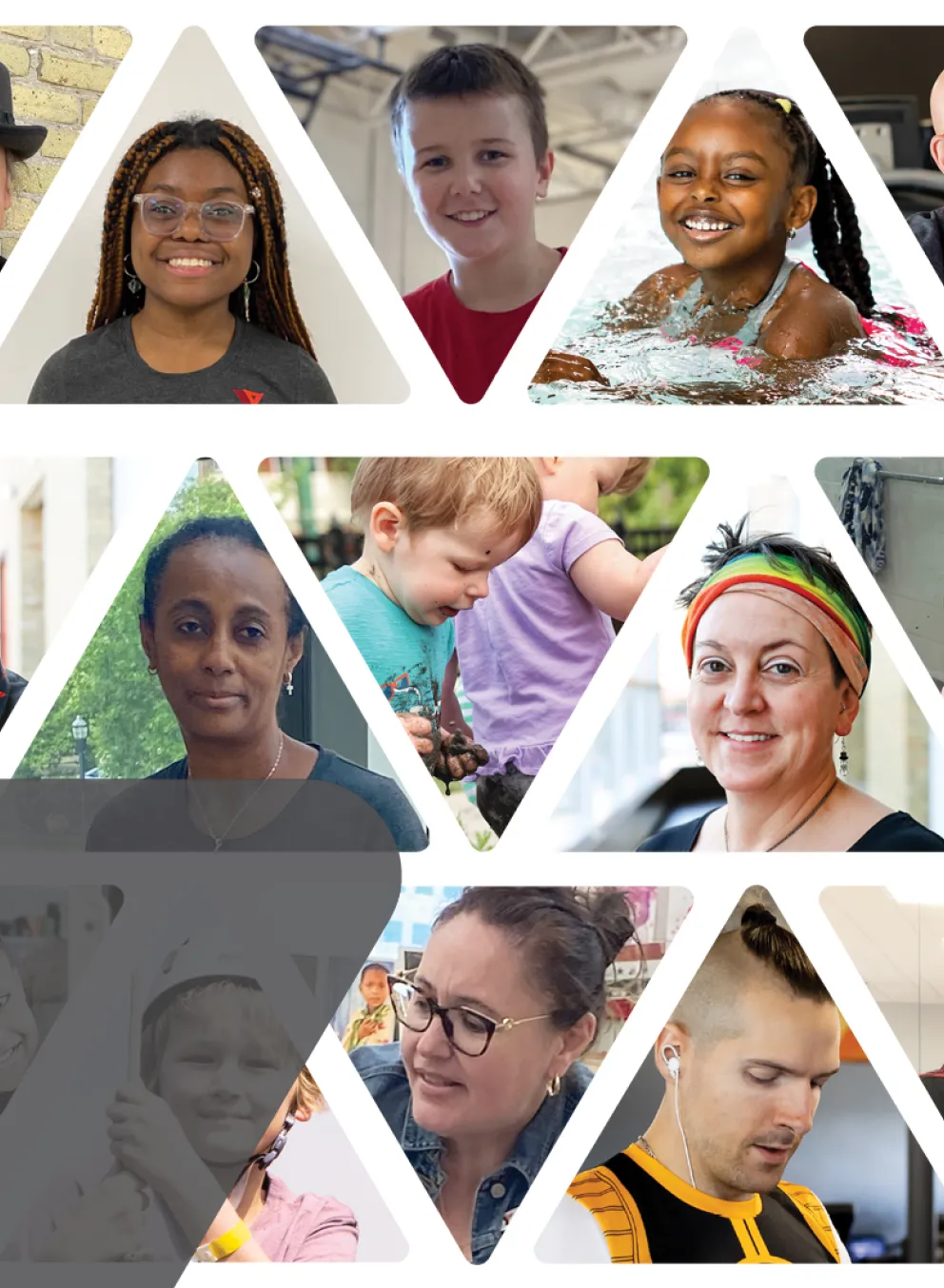 diverse group of people of all backgrounds and ages