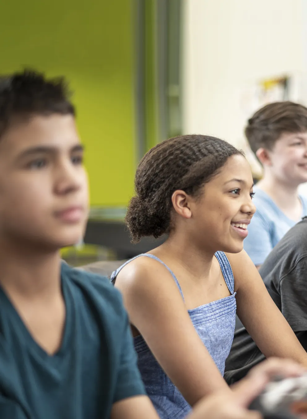 Group of Youth Sitting Together