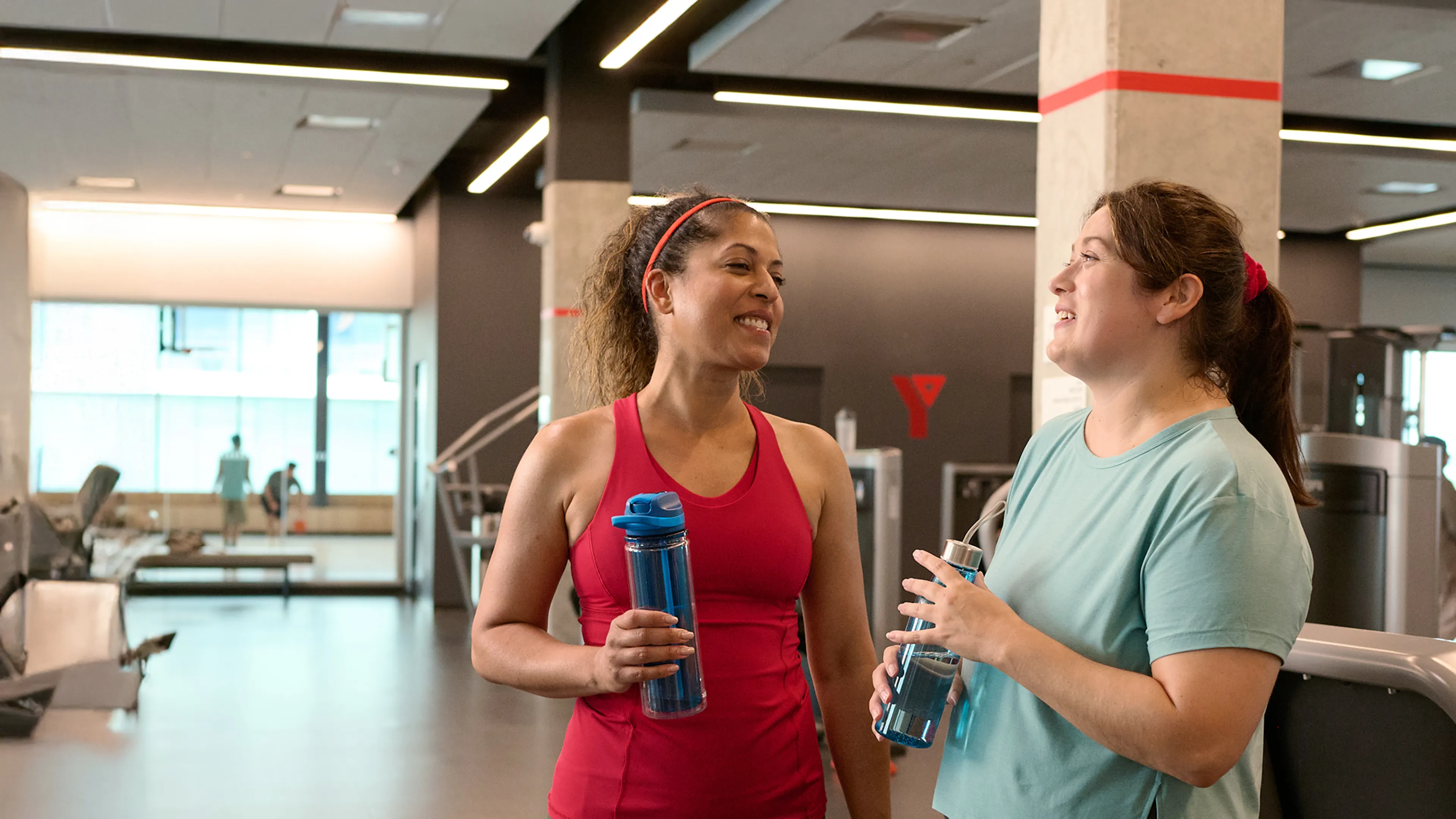 Two Women Connecting at the Y