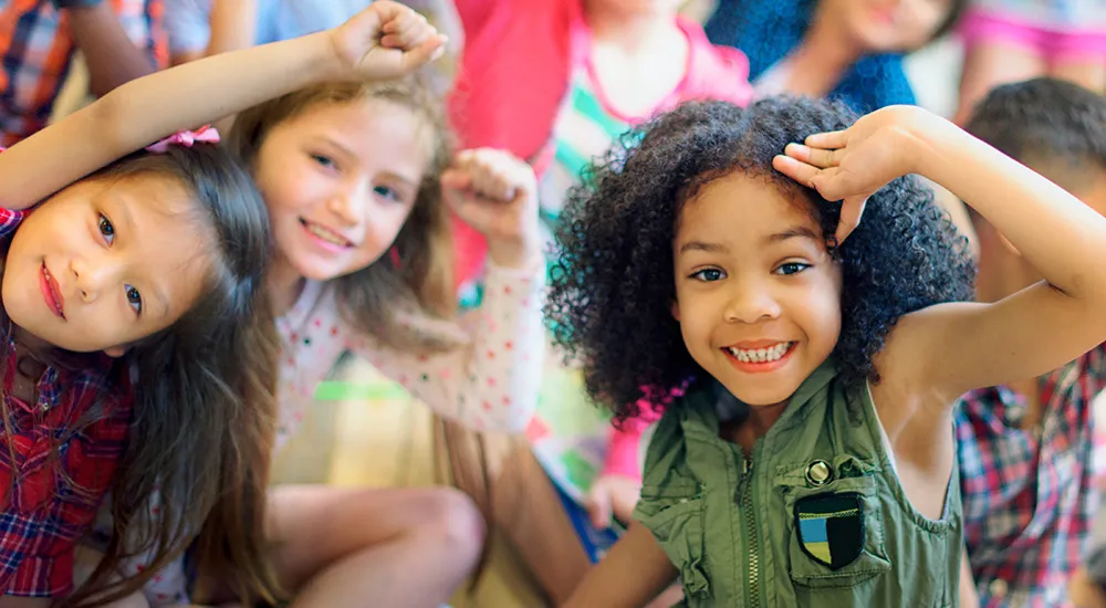 Group of Children Smiling