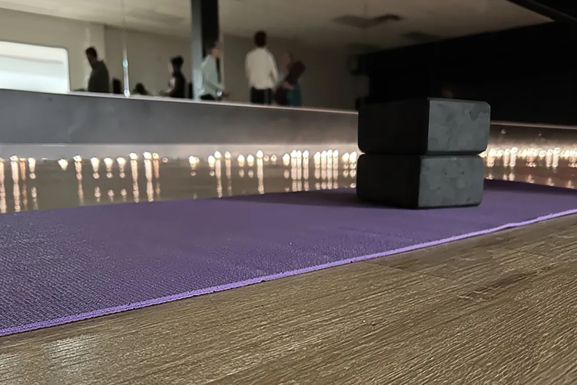 Photo of new wellness space from completed phase of project
