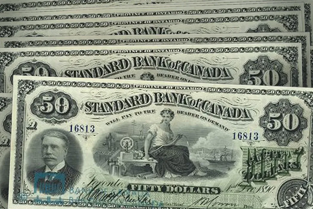 Canadian money from the 1800's