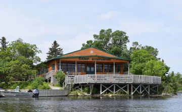 Camp Stephens from the water