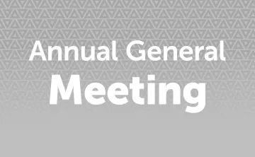 Graphic with text Annual General Meeting