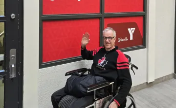 Michael at the Downtown Y